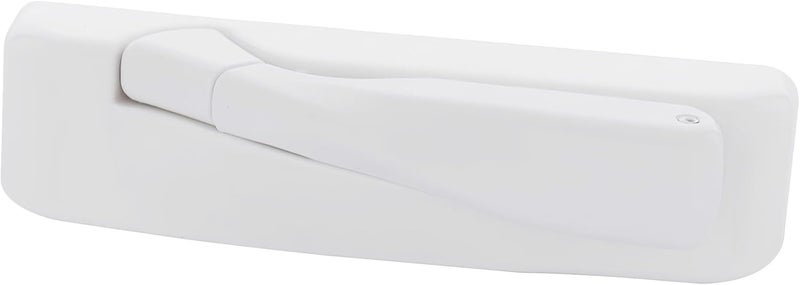 Brixwell 37-215-3 Encore Tango Fold Handle/Cover White 5-21/64in Cover Length 5-1/32in Handle Length Plastic Cover Metal Handle Left Type - Image 1